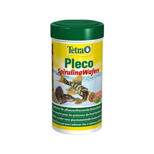 Tetra Pleco Spirulina Wafers Balık Yemi 105gr / 250 ml (Zeminde Gezen Balklar için)