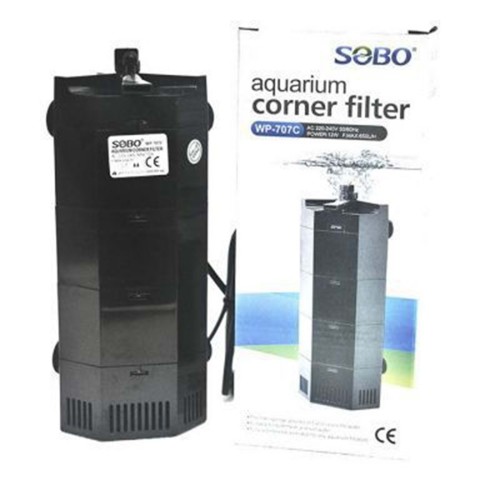 Sobo WP-808C Akvaryum Köşe İç Filtre 800 L/H