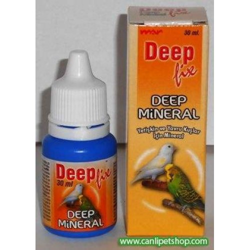 Deep Mineral 30 ml (Kuşların Mineral İhtiyacı İçin)