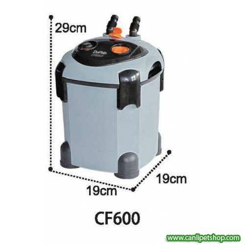 Dolphin CF 600UV Dış Filtre 600-650 L/S (UV LAMBALI)