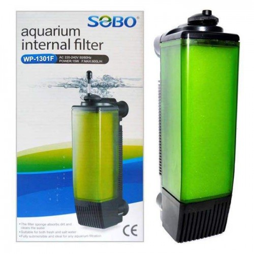 Sobo WP-1301F Akvaryum İç Filtre 600 L/H