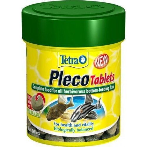 Tetra Plecomin Tablets 120 Tb (Zeminde Gezen Balklar için)