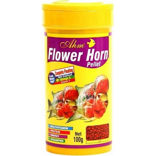 Flower horn 250 ml Balık Renk Yemi Pellet