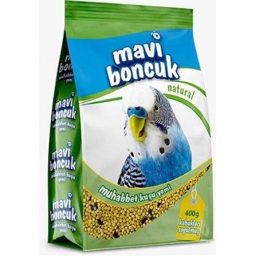 Yem MAVİ BONCUK KABUKSUZ MUHABBET YEMİ 400GR