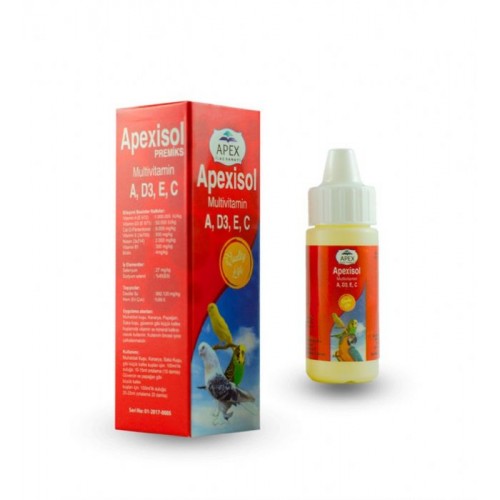 Apex apexisol kuş vitamini 30ML 