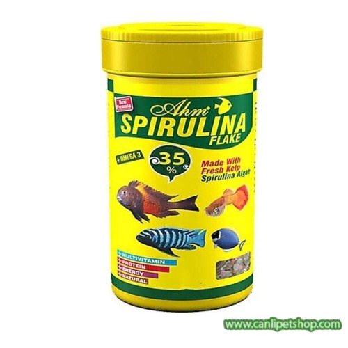 Spirulina Flake Food %35 100 ml