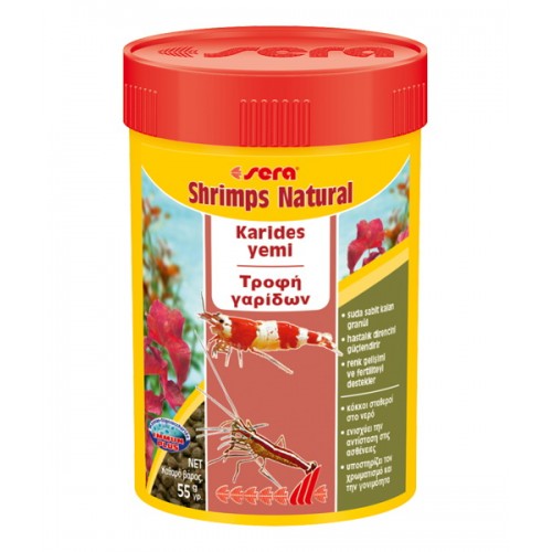 Sera Shrimps Natural 100 ml (Doğal Karides Yemi)