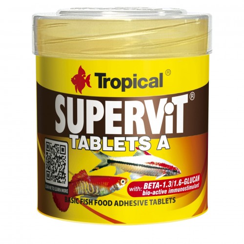 Tropical Süpervit Tablets A Yapışan Tablet Balık Yemi 50 Ml 36 Gr 