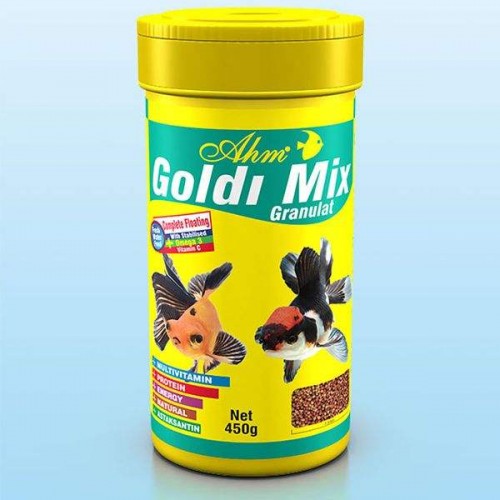 Koi ve Japon Balığı Yemi  Goldi Mix 100 Ml