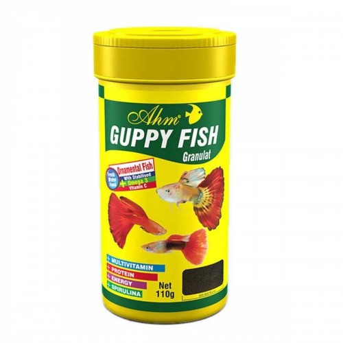 Ahm Marin Guppy Fish Granulat 100 Ml Balık Yemi