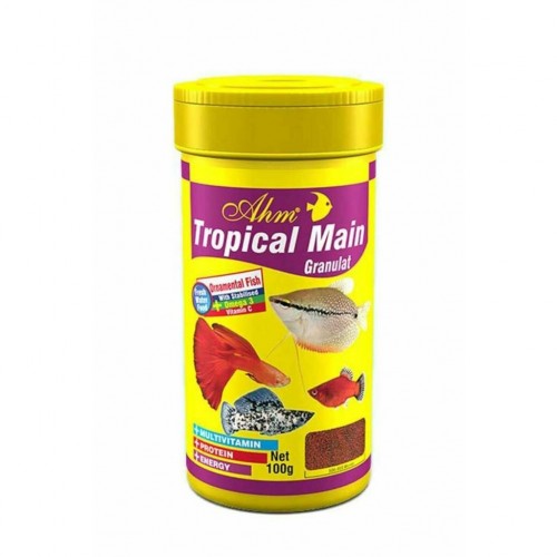 Tropical Main Granulat Renk Canlandıran Balık Yemi 100 Ml