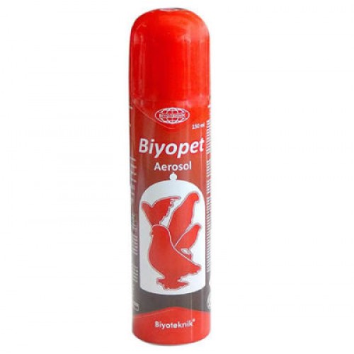 BİYOTEKNİK BİYOPET AEROSOL BİRD SPREY 150ML Kuş için Bit-Pire-Kene Spreyi 1 Ad