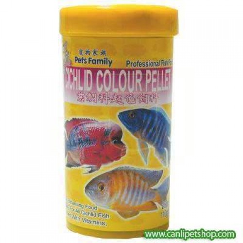 Pets Family Colour Enhancer Flake 250 ml (Tropical Balık için Pu