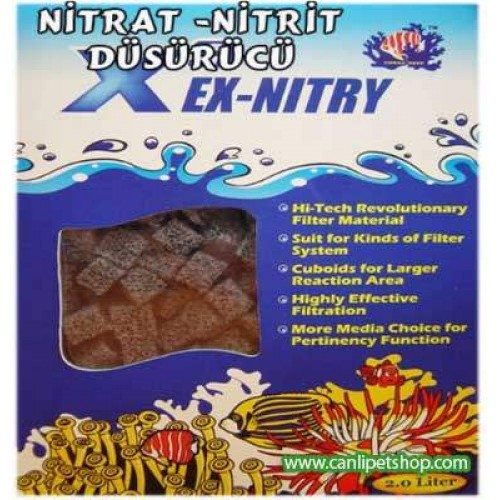 Nitrat ve Nitrit Düşürücü Filtre Malzemesi 2 lt (Ex-Nitry)