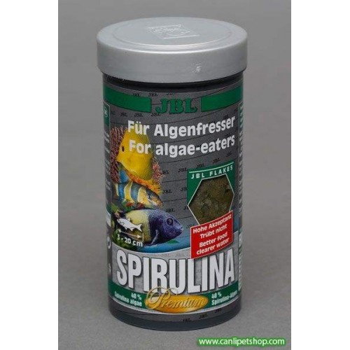 Jbl Spirulina Flakes Balık Yemi 250 ml 