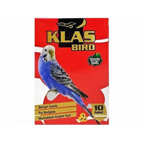 Klas Bird Muhabbet Krakeri 10 Adet Tap Taze