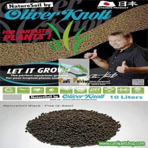 Oliver Knott Nature Soil Black Fıne Siyah(2-3mm) 3 Lt