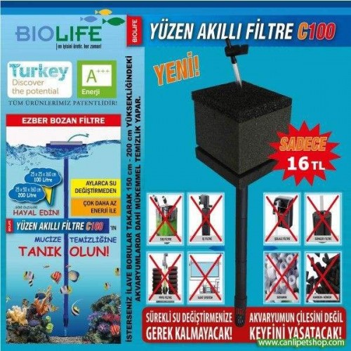 Biolife C100 YüzenC Akıllı Filtre